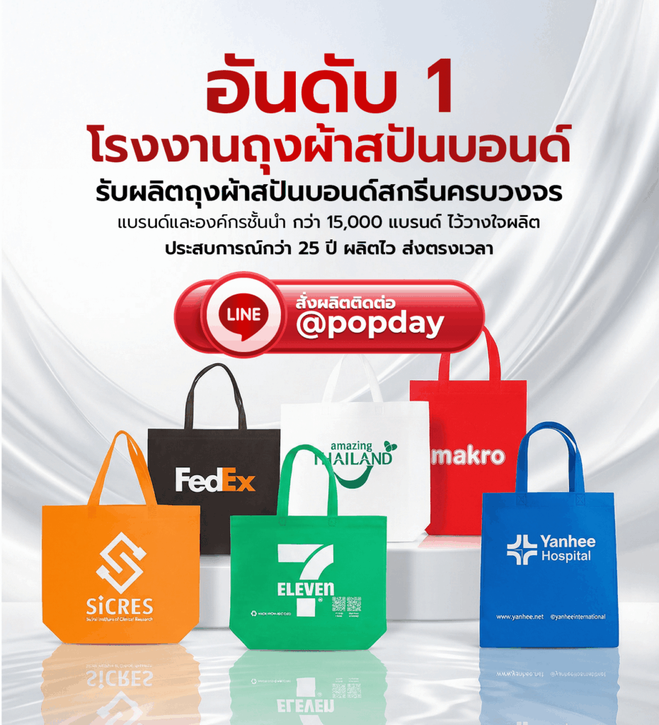 รับผลิตถุงผ้าสปันบอนด์